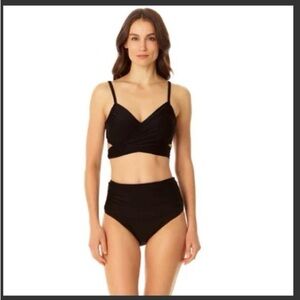Classic Black Women's Bikini Wrap Top